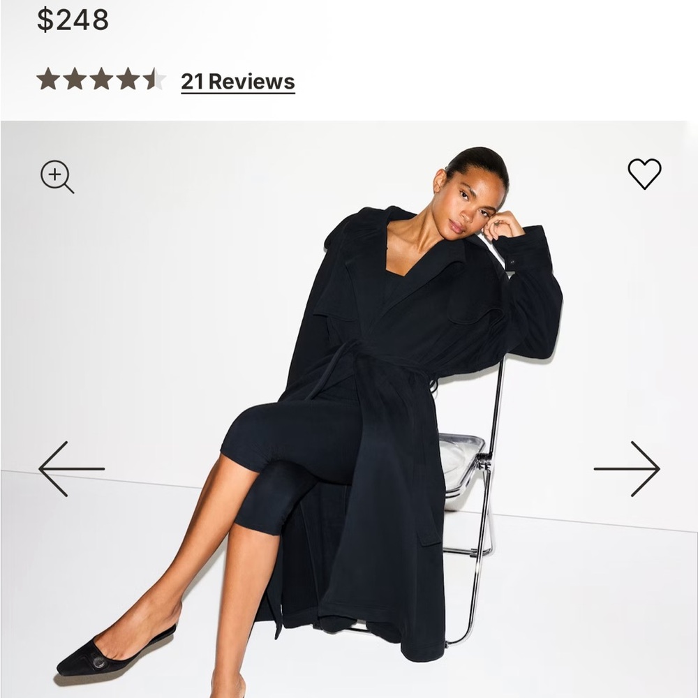 Skims Boyfriend Fleece OVERSIZED TRENCH COAT - VERY OVERSIZED SEE SITE